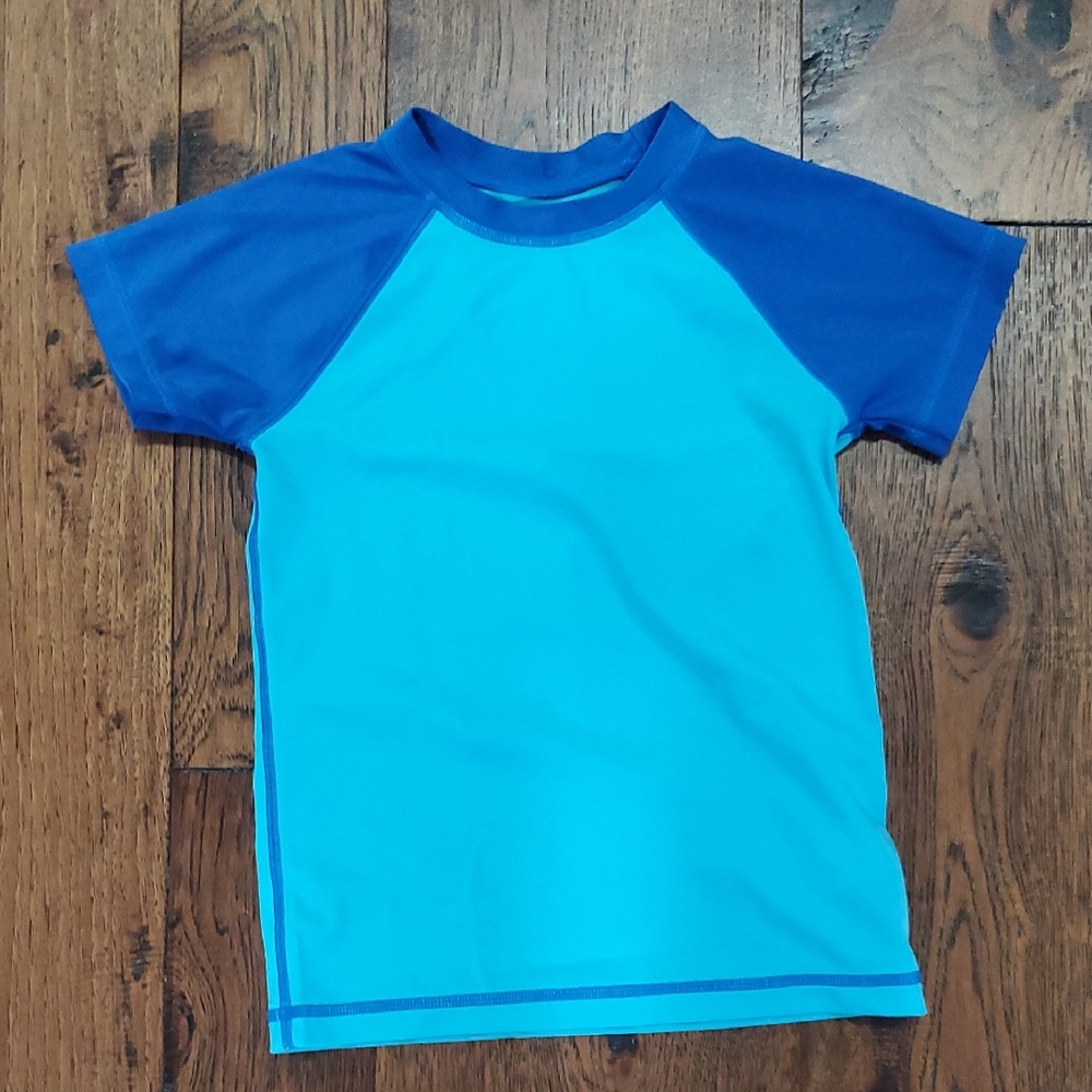 Crewcuts Blue Rashguard Swim Shirt UV Protection